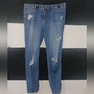 Hollister Women Super Skinny High Rise Ripped Jeans